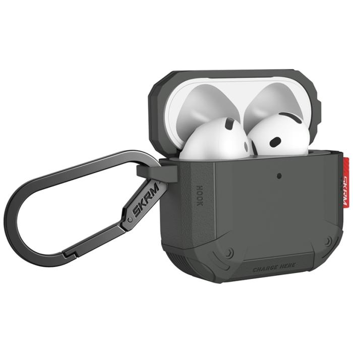 Skinarma - Skinarma AirPods 4 Skal Mecha CE - Olivgrön