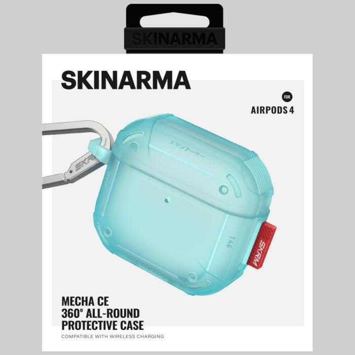Skinarma - Skinarma AirPods 4 Skal Mecha CE - Turkos