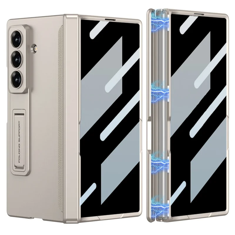 GKK Galaxy Z Fold 7 Mobilskal Kickstand med Härdat glas | 2353 | AlltMobil
