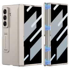 GKK - GKK Galaxy Z Fold 7 Mobilskal Kickstand med Härdat glas