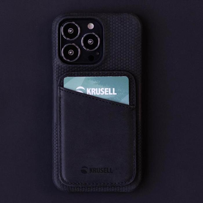 UTGATT1 - Krusell Magnetisk Korthållare MagSafe till iPhone - Svart