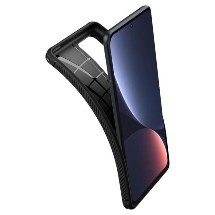 UTGATT - Spigen Xiaomi 12T/12T Pro Skal Rugged Armor - Svart