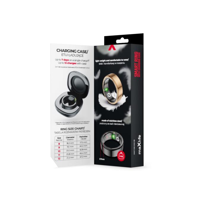 Maxlife - Maxlife Smart Ring Storlek 11 - Svart