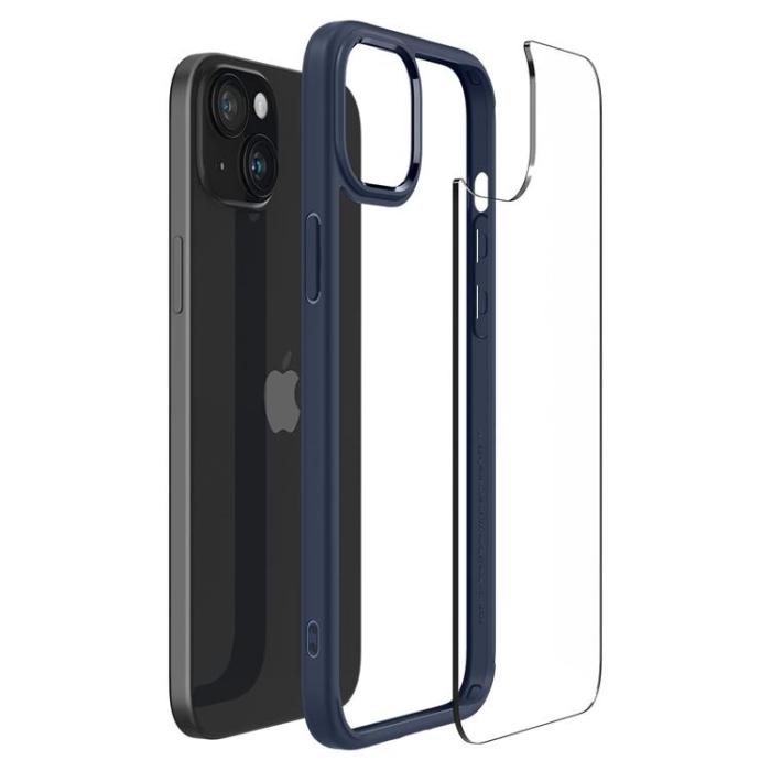 Spigen - Spigen iPhone 15 Plus Mobilskal Ultra Hybrid - Navy Blå
