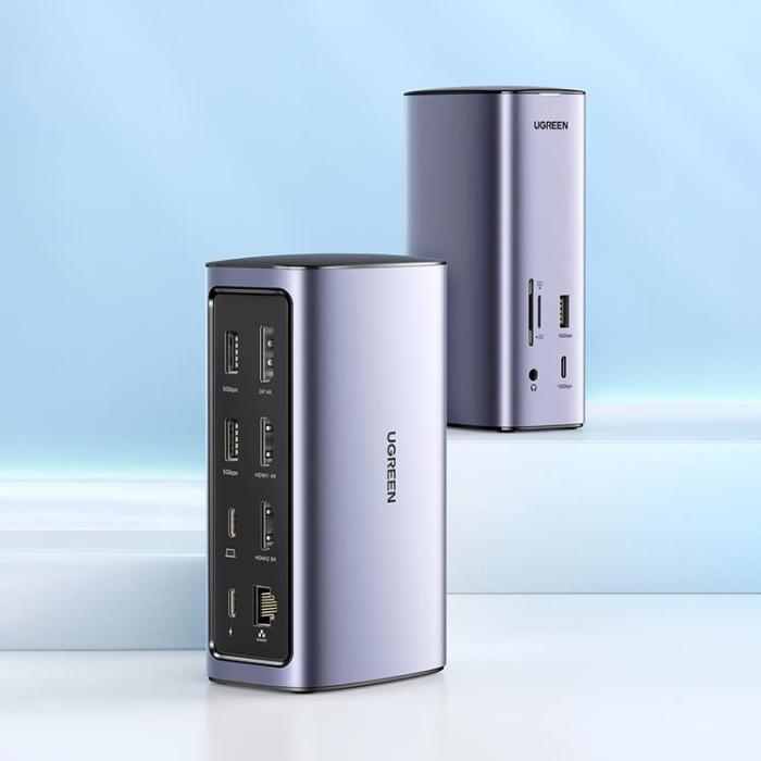 UTGATT1 - Ugreen Multifunction HUB 12in1 - Grå