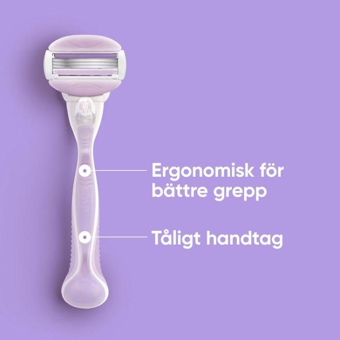 Gillette - Gillette Rakhyvel Comfortglide Breeze + 4st rakblad