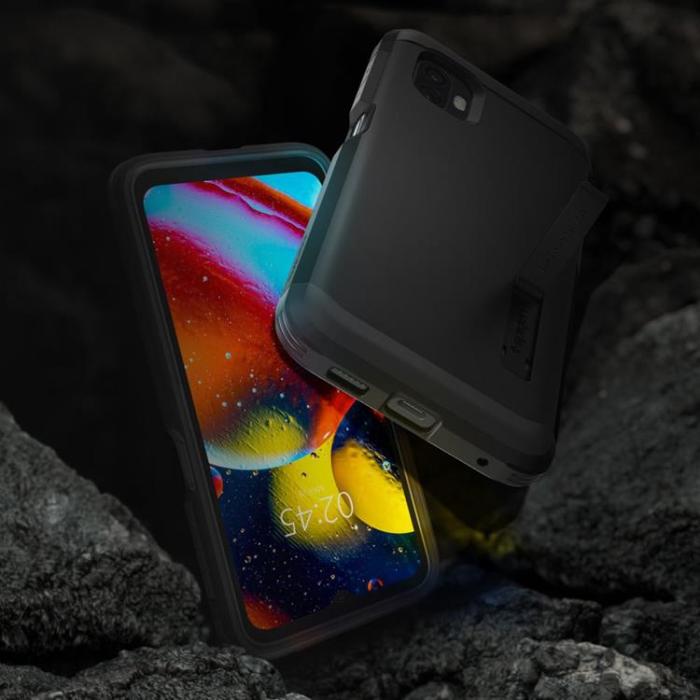 UTGATT - Spigen Galaxy Xcover 6 Pro Skal Tough Armor - Svart