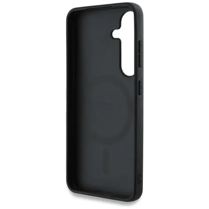 Guess - Guess Galaxy S25 Plus Mobilskal MagSafe Round Patch Classic Logo - Svart