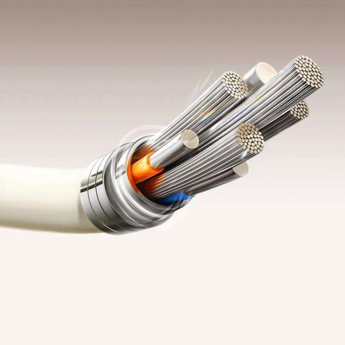 Joyroom - Joyroom USB-C Till USB-C Kabel 60W 2m - Beige