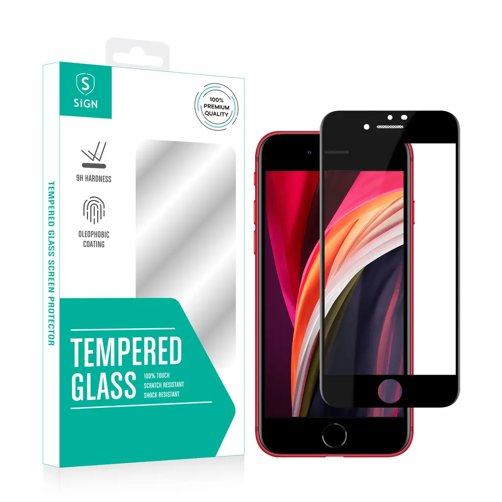 SiGN iPhone SE (2020/2022) Härdat Glas Skärmskydd - Clear | 5468 | AlltMobil