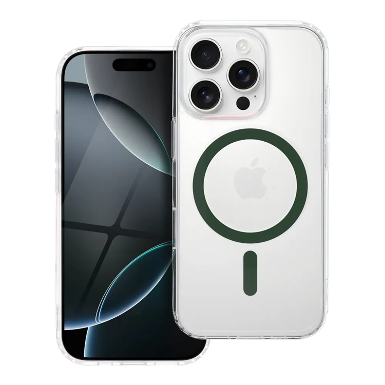 iPhone 16 Pro Max Mobilskal MagSafe Drop Glue - Mörkgrön | 2353 | AlltMobil