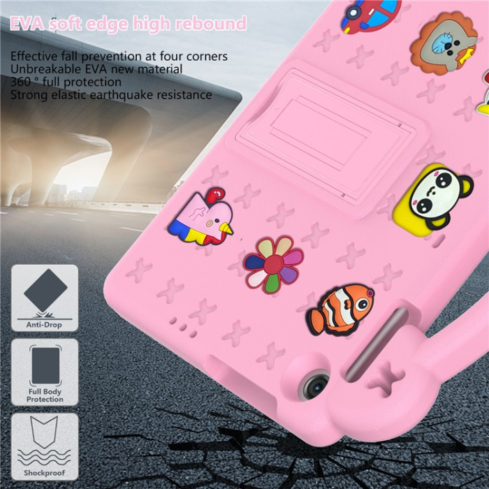 OEM - Lenovo Tab M10 (Gen 3) 10.1 Skal EVA Kickstand - Rosa
