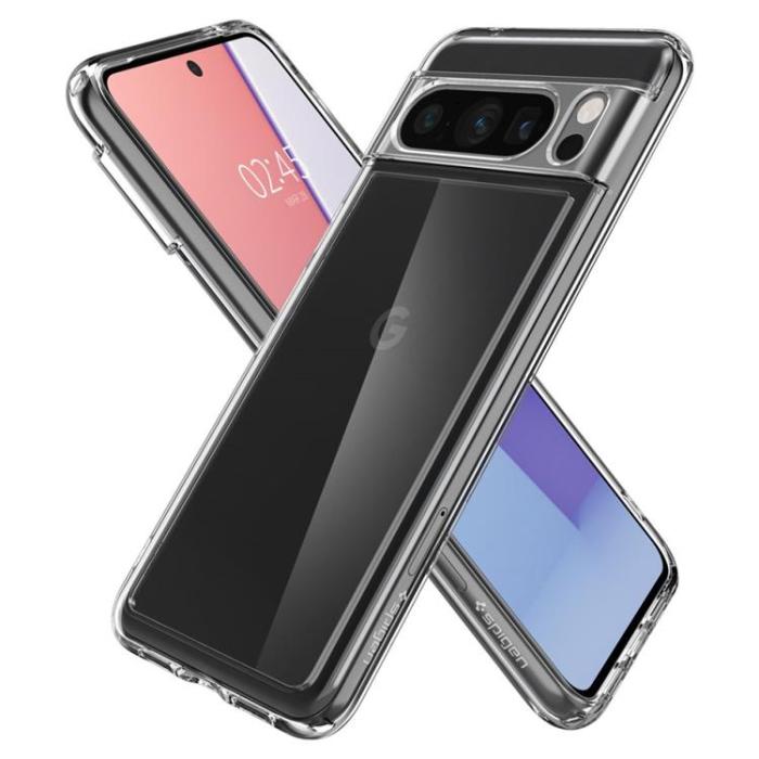 Spigen - Spigen Google Pixel 8 Pro Mobilskal Ultra Hybrid - Crystal Clear
