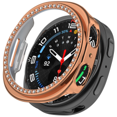 A-One Brand - Galaxy Watch 8 (44mm) Skal Rhinestone Decor Hollow