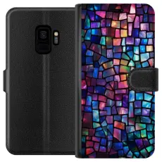 Gustaf - Pl&aring;nboksfodral till Samsung Galaxy S9 med Disco