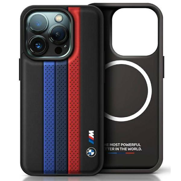 BMW iPhone 16 Pro Mobilskal MagSafe Tricolor Printed Stripes | 2353 | AlltMobil