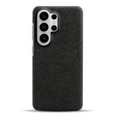 ABEEL - Mobilskal till Samsung Galaxy S26 Ultra Tygtextur Anti-Scratch Plast - Svart
