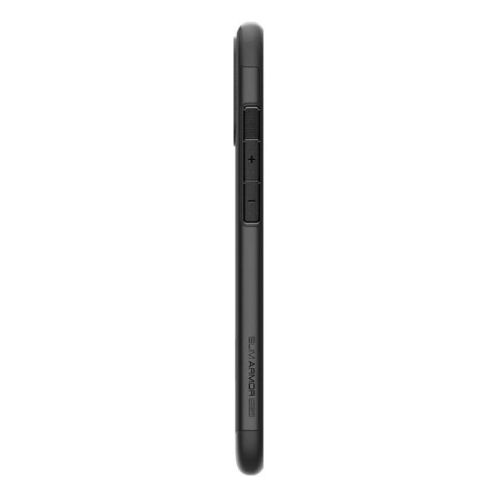 Spigen - Spigen iPhone 16 Mobilskal MagSafe Slim Armor - Svart