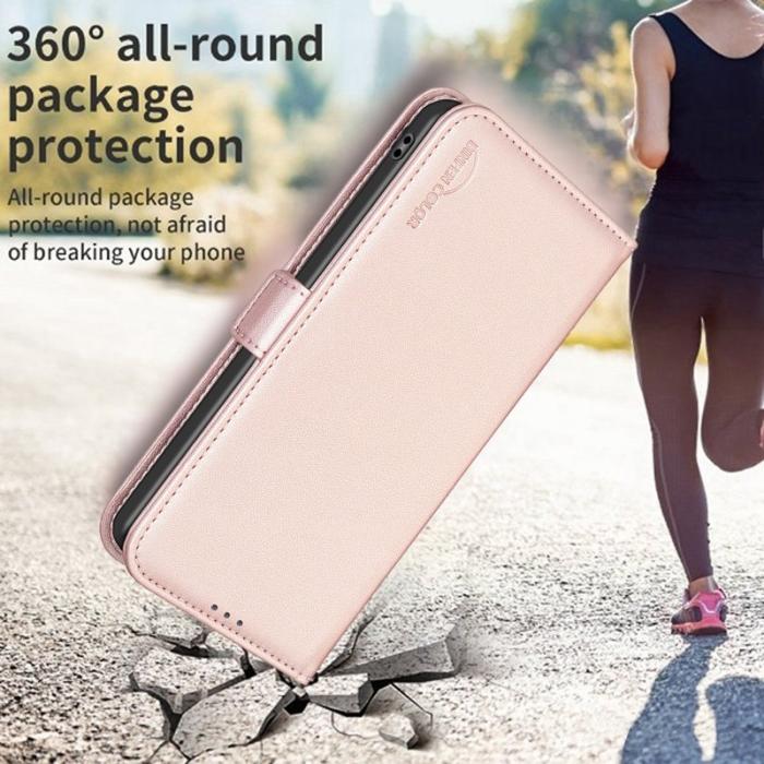 HAT PRINCE - BINFEN Mobilskal till Samsung Galaxy S26 Ultra KonstLäder Flip Folio - Rosa