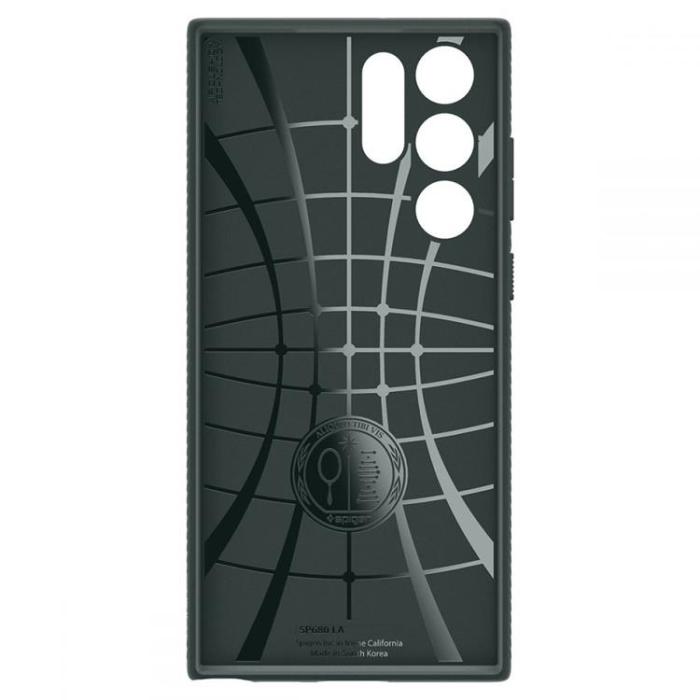 UTGATT1 - Spigen Liquid Air Skal Galaxy S22 Ultra - Grön