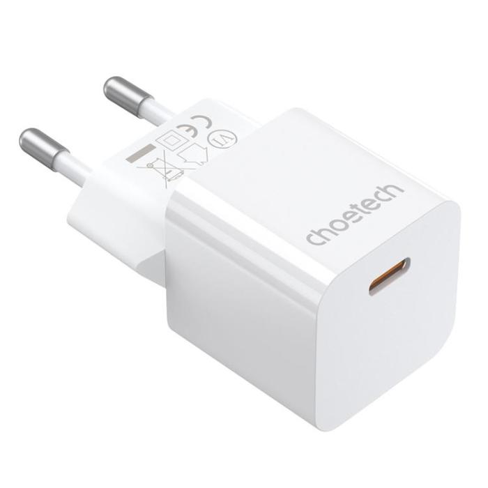 Choetech - Choetech Väggladdare 20W USB Typ-C - Vit