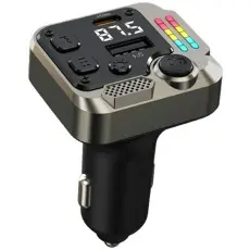 OEM - C68 Bluetooth FM-s&auml;ndare biladapter PD 30W dubbla portar svart