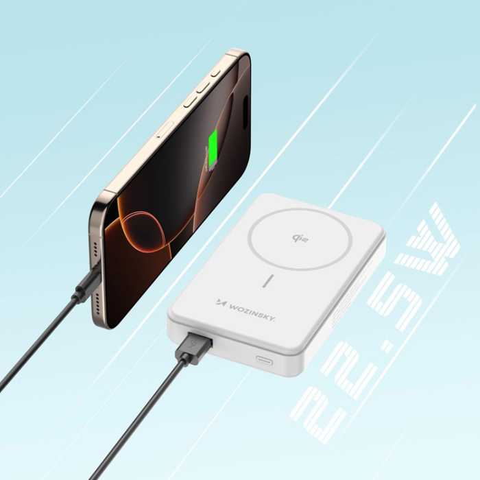 Wozinsky - Wozinsky Qi2 Powerbank 10000 mAh 22.5W 1xUSB-C 1xUSB-A - Vit
