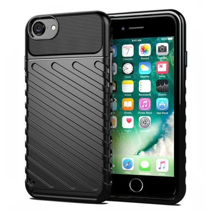 UTGATT1 - iPhone SE 2020 / 8 / 7 Mobilskal Thunder Flexible - svart