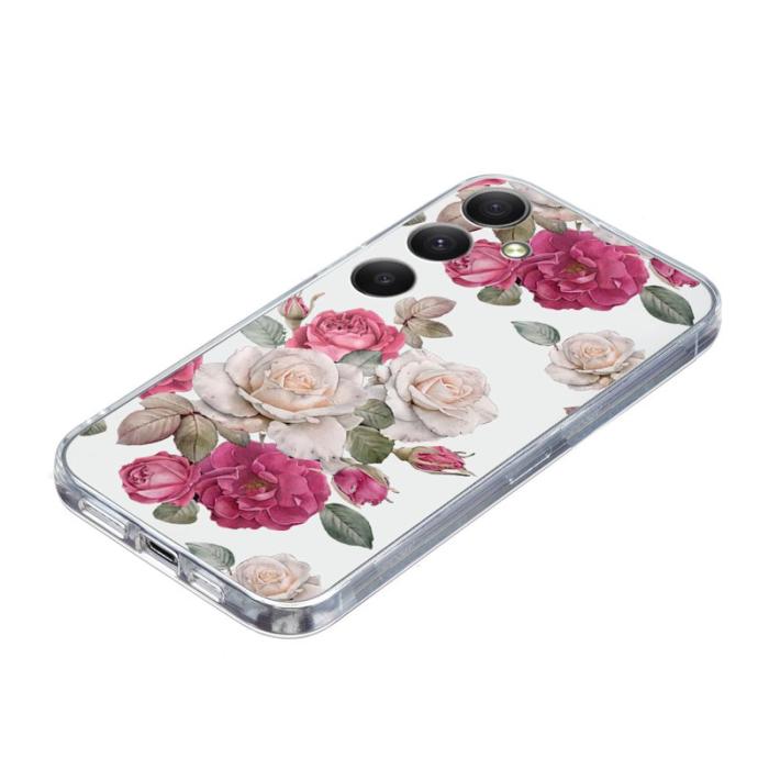 OEM - Mobilskal till Samsung Galaxy A57 Plast Mönstertryck - Peony