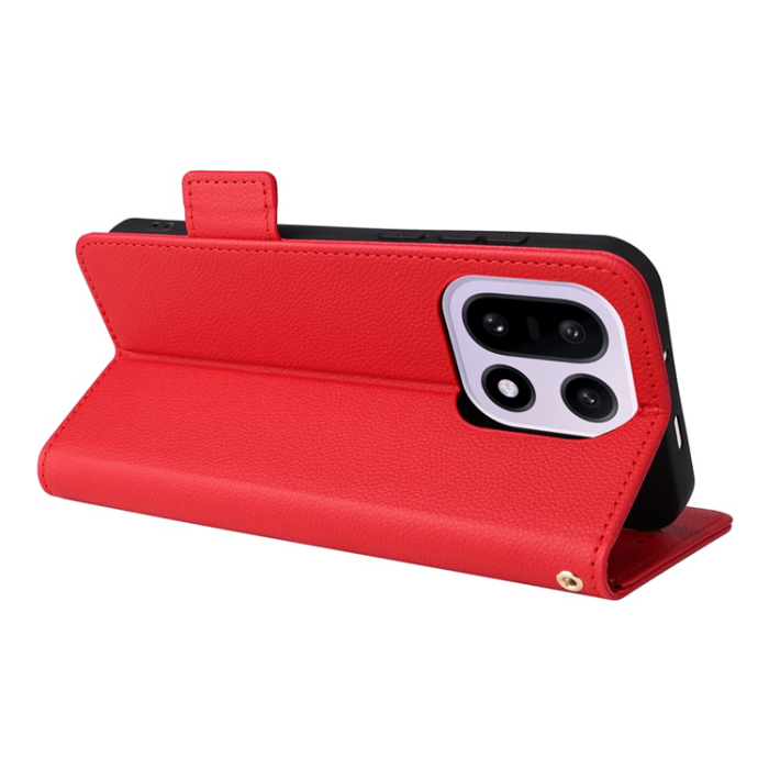 A-One Brand - OnePlus 15 5G Plånboksfodral Litchi Texture Konstläder