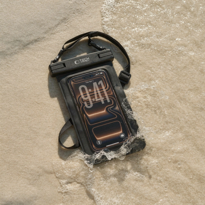 Tech-Protect - Tech-Protect Universala Vattentät Mobilväskor UWC7 - Svart