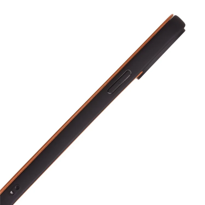 QIALINO - QIALINO iPhone 13 Mini Fodral Äkta Läder Cowhide - Brun