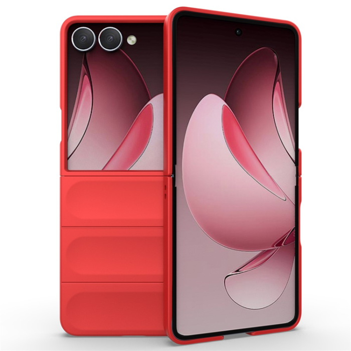 A-One Brand - Galaxy Z Flip 7 Mobilskal Anti-Drop TPU Rugged - Röd