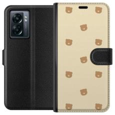 iSecrets - Pl&aring;nboksfodral till OnePlus Nord N300 med Bj&ouml;rnm&ouml;nster