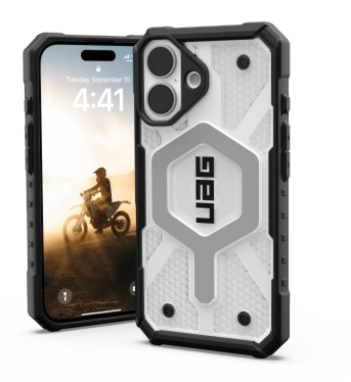 UAG iPhone 16 Mobilskal MagSafe Pathfinder Clear - Vit | 2353 | AlltMobil