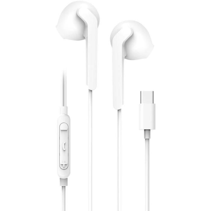 Blue Star - Blue Star Trådbunden Hörlurar USB-C Mikrofon 1.2m PA-M15C-R