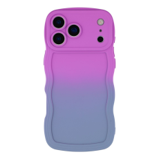 A-One Brand - iPhone 17 Pro Max Mobiskal Gradient Color TPU - Lila + Lavendelgrå