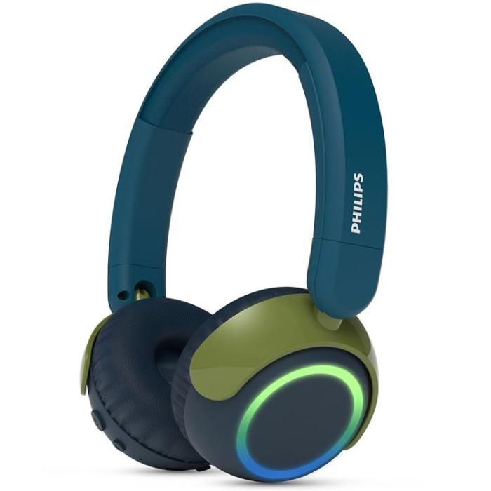 Philips - PHILIPS On-Ear Hörlurar Bluetooth Barn Volymbegränsning - Blå