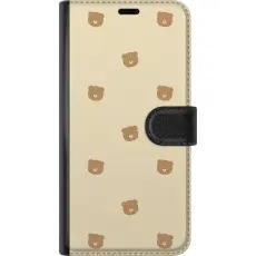 Gustaf - Pl&aring;nboksfodral till Xiaomi 15 med Bj&ouml;rnm&ouml;nster
