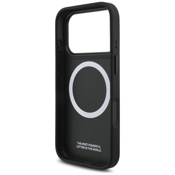 BMW - BMW iPhone 17 Pro Mobilskal MagSafe M Perforated Stripe Logo - Grå