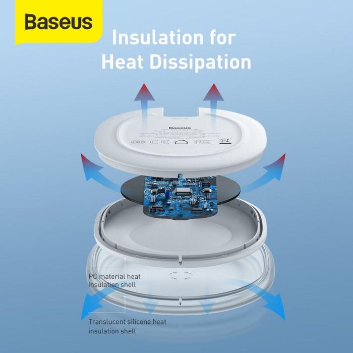 UTGATT1 - BASEUS Jelly trådlös laddare för mobil och klocka QI 15W