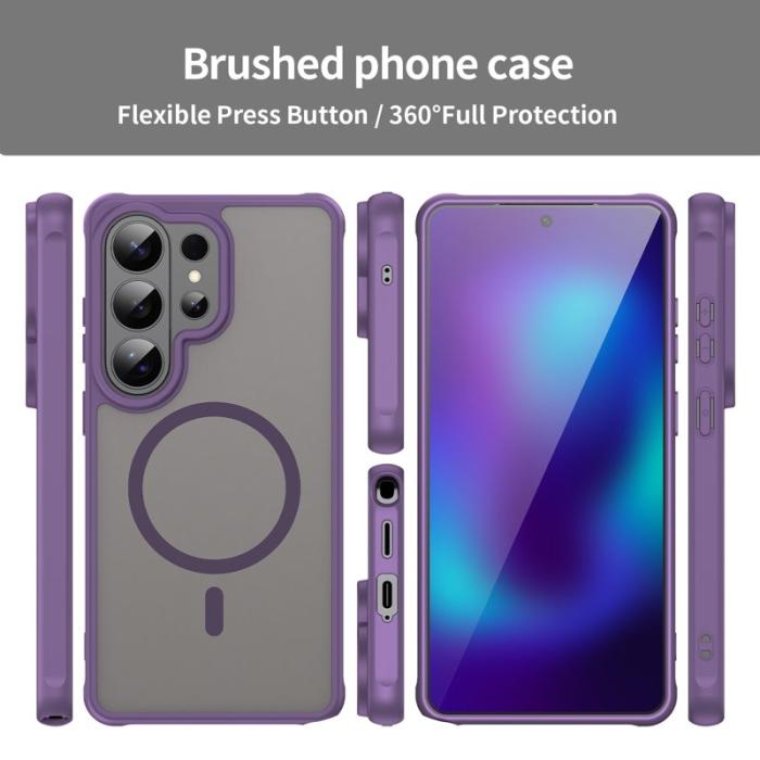 OEM - Mobilskal för Samsung Galaxy S26 Ultra Magnetiskt PC + TPU - Lila