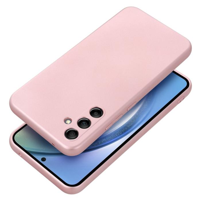OEM - METALLIC skal för Samsung A34 5G rosa