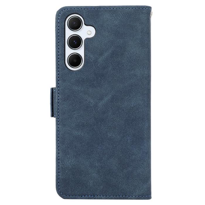 ABEEL - ABEEL Phone Cover Samsung Galaxy S25/S24 Wallet KonstLäder Blå