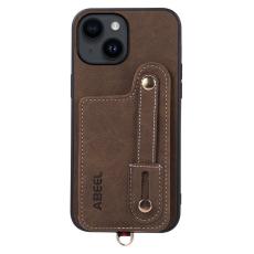 ABEEL - ABEEL Style 03 Mobilskal till iPhone 14 Plus med Kortfack Khaki