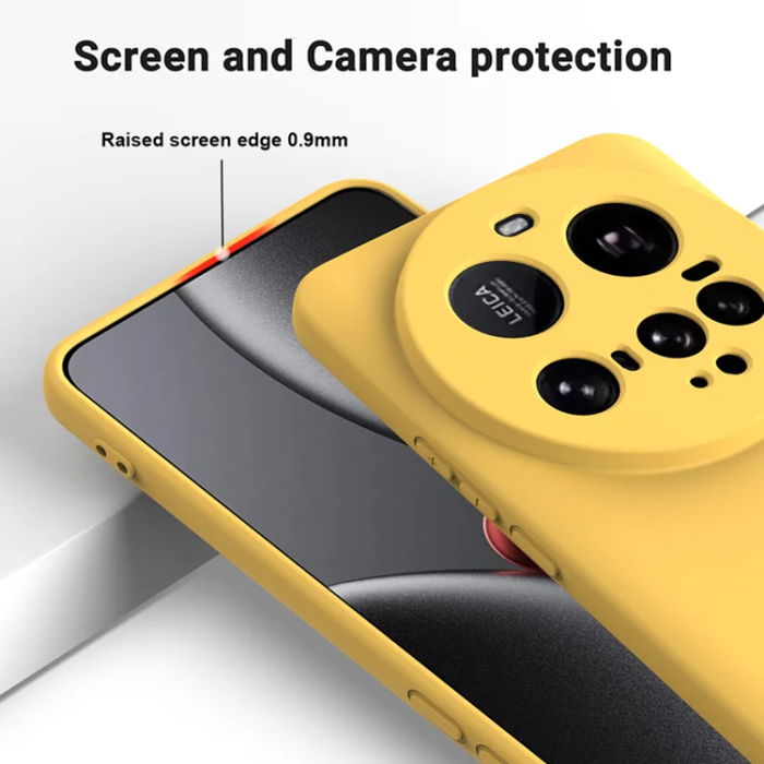 A-One Brand - Xiaomi 15 Ultra Mobilskal Liquid Silikon - Gul