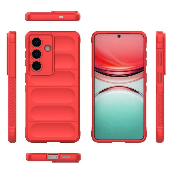 OEM - Mobilskal till Samsung Galaxy S26 Plus Anti-Drop Mjuk TPU Skydd - Röd