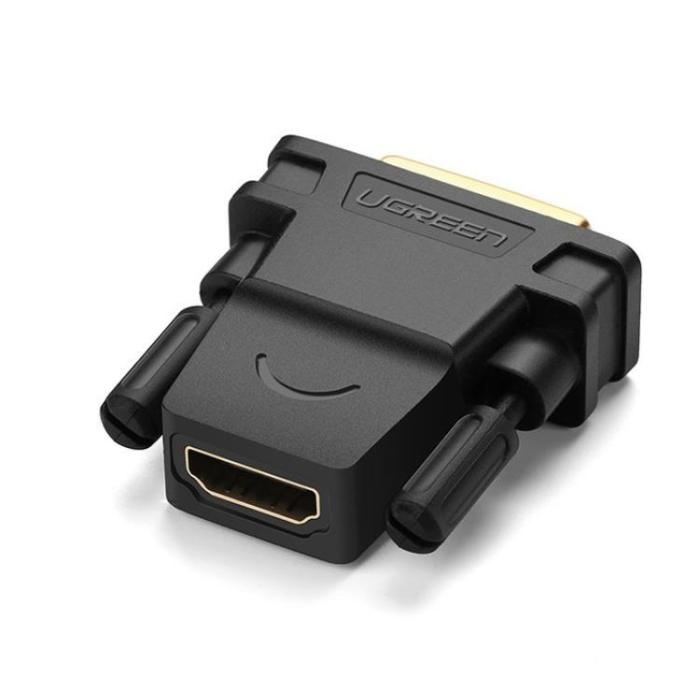 Ugreen - Ugreen HDMI Adapter Hona DVI 24 + 1 Hane FHD 60 Hz - Svart
