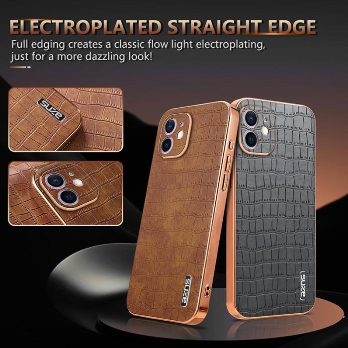 AZNS - AZNS iPhone 11 Fodral Anti-Drop KonstLäder - Svart