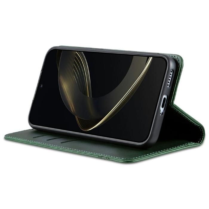 AZNS - AZNS Samsung Galaxy A56 5G Plånboksfodral Konstläder - Grön